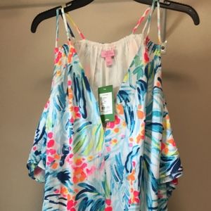 Womens Cold Shoulder Lilly Pulitzer Dress, NEW!
